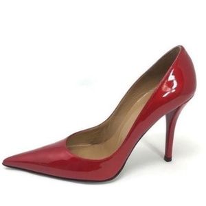 Stuart Weitzman Glossy Red Heels